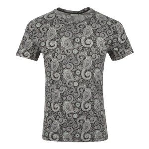 J.Lindeberg Mens Green Paisley Tshirt